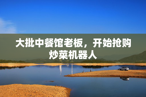 大批中餐馆老板，开始抢购炒菜机器人