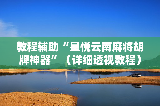 教程辅助“星悦云南麻将胡牌神器”（详细透视教程）-哔哩哔哩