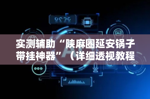 实测辅助“陕麻圈延安锅子带挂神器”（详细透视教程）-哔哩哔哩