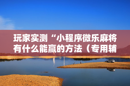玩家实测“小程序微乐麻将有什么能赢的方法（专用辅牌神器免安装）