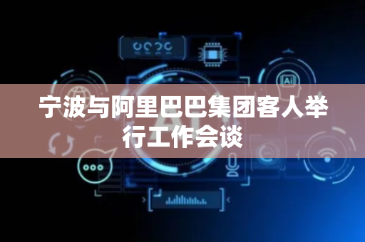 宁波与阿里巴巴集团客人举行工作会谈