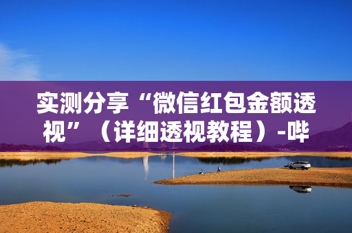 实测分享“微信红包金额透视”（详细透视教程）-哔哩哔哩