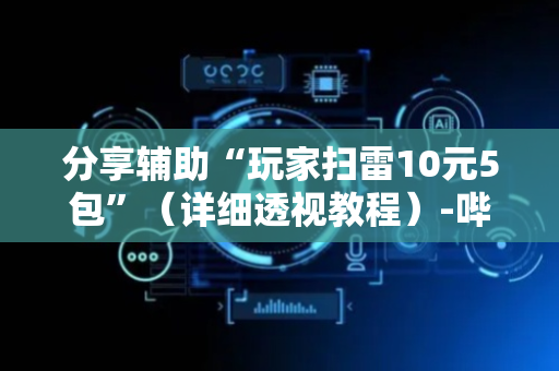 分享辅助“玩家扫雷10元5包”（详细透视教程）-哔哩哔哩