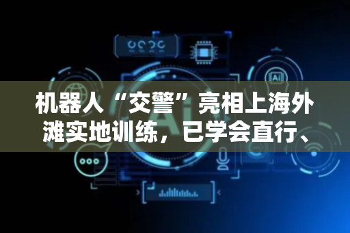 机器人“交警”亮相上海外滩实地训练，已学会直行、左转、停车示意等指挥手势