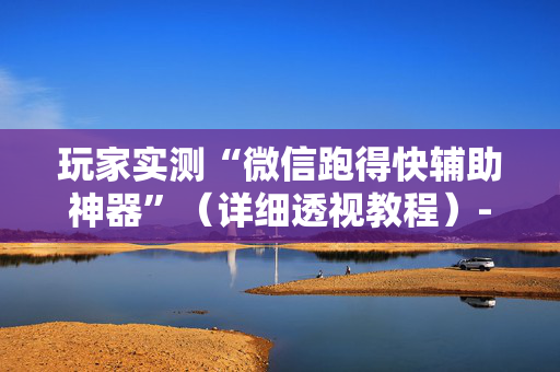 玩家实测“微信跑得快辅助神器”（详细透视教程）-哔哩哔哩