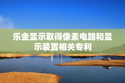 乐金显示取得像素电路和显示装置相关专利