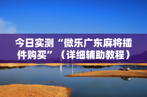 今日实测“微乐广东麻将插件购买”（详细辅助教程）-哔哩哔哩