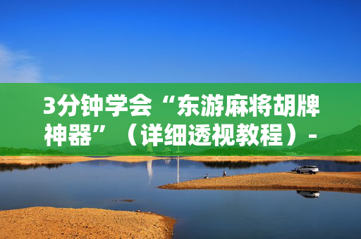 3分钟学会“东游麻将胡牌神器”（详细透视教程）-哔哩哔哩