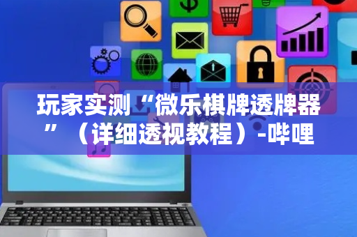 玩家实测“微乐棋牌透牌器”（详细透视教程）-哔哩哔哩