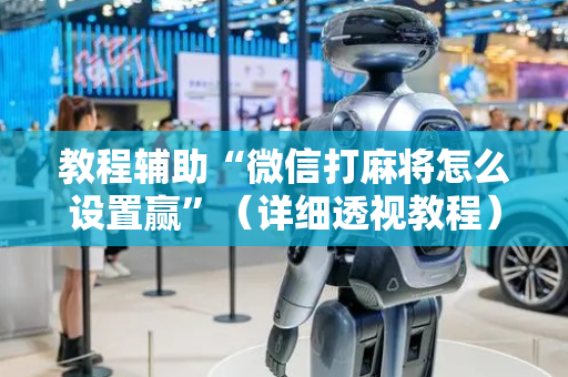 教程辅助“微信打麻将怎么设置赢”（详细透视教程）-哔哩哔哩