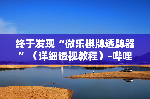 终于发现“微乐棋牌透牌器”（详细透视教程）-哔哩哔哩