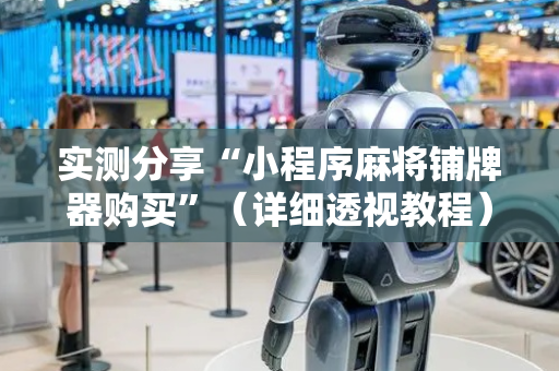实测分享“小程序麻将铺牌器购买”（详细透视教程）-哔哩哔哩