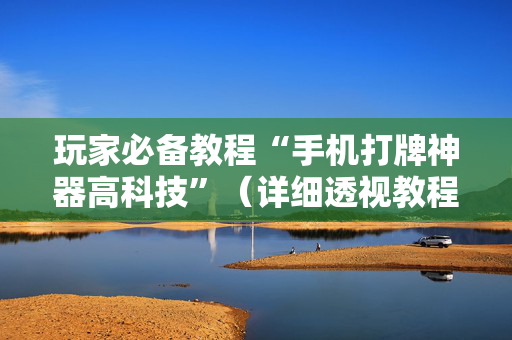 玩家必备教程“手机打牌神器高科技”（详细透视教程）-哔哩哔哩