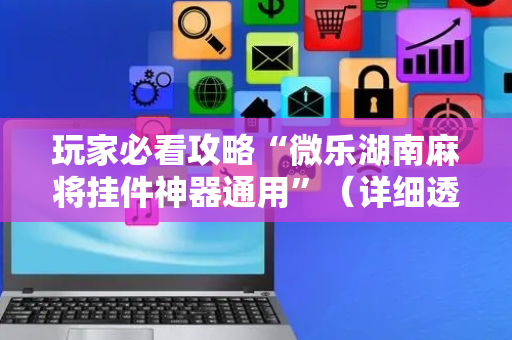 玩家必看攻略“微乐湖南麻将挂件神器通用”（详细透视教程）-哔哩哔哩