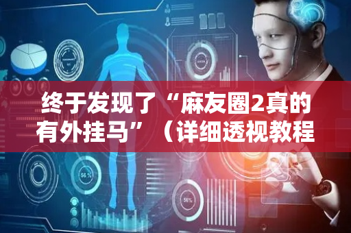 终于发现了“麻友圈2真的有外挂马”（详细透视教程）-哔哩哔哩
