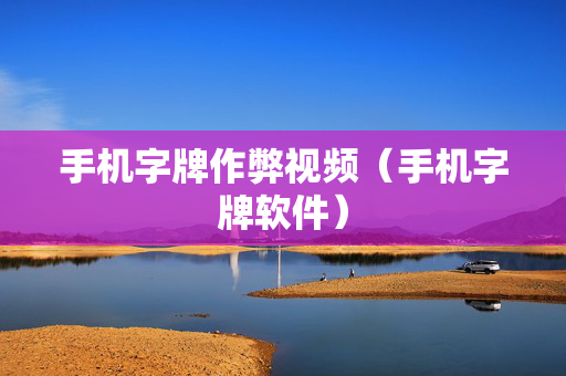 手机字牌作弊视频（手机字牌软件）