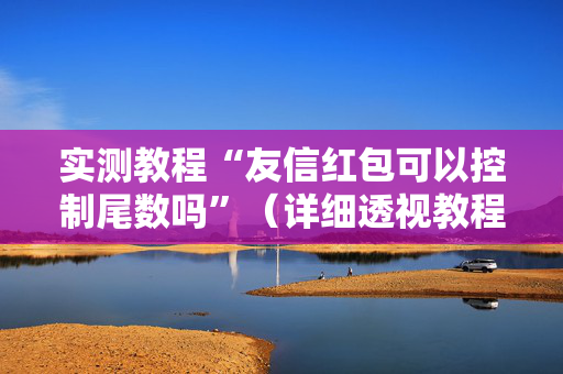 实测教程“友信红包可以控制尾数吗”（详细透视教程）-哔哩哔哩