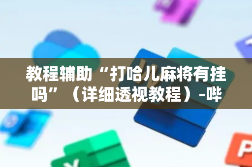 教程辅助“打哈儿麻将有挂吗”（详细透视教程）-哔哩哔哩