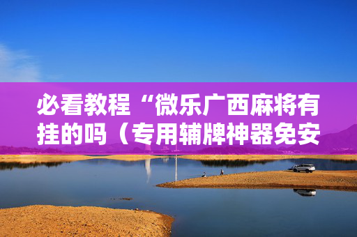 必看教程“微乐广西麻将有挂的吗（专用辅牌神器免安装）