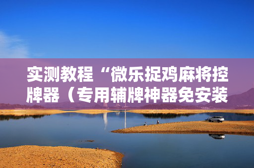 实测教程“微乐捉鸡麻将控牌器（专用辅牌神器免安装）