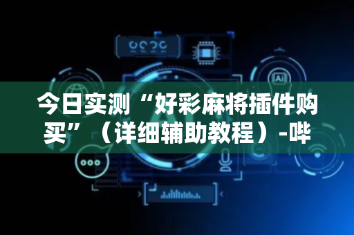今日实测“好彩麻将插件购买”（详细辅助教程）-哔哩哔哩