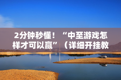 2分钟秒懂！“中至游戏怎样才可以赢”（详细开挂教程）-哔哩哔哩