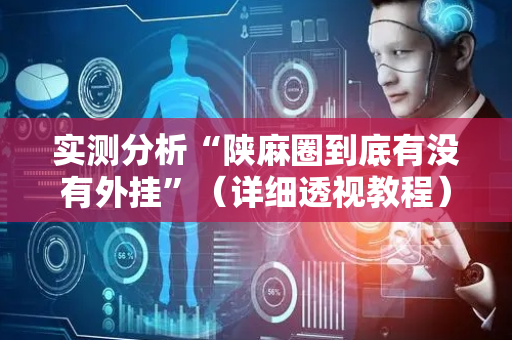 实测分析“陕麻圈到底有没有外挂”（详细透视教程）-哔哩哔哩