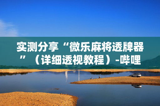 实测分享“微乐麻将透牌器”（详细透视教程）-哔哩哔哩