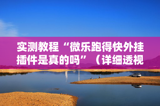 实测教程“微乐跑得快外挂插件是真的吗”（详细透视教程）-哔哩哔哩