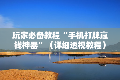 玩家必备教程“手机打牌赢钱神器”（详细透视教程）-哔哩哔哩