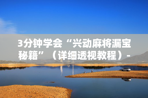 3分钟学会“兴动麻将漏宝秘籍”（详细透视教程）-哔哩哔哩