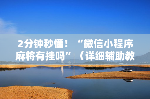 2分钟秒懂！“微信小程序麻将有挂吗”（详细辅助教程）-哔哩哔哩