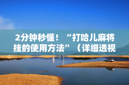 2分钟秒懂！“打哈儿麻将挂的使用方法”（详细透视教程）-哔哩哔哩