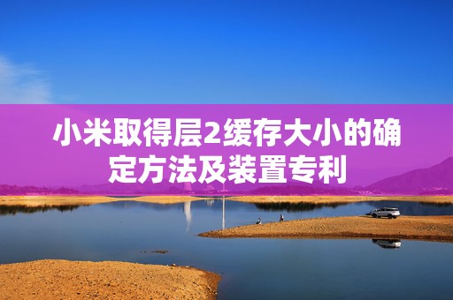 小米取得层2缓存大小的确定方法及装置专利