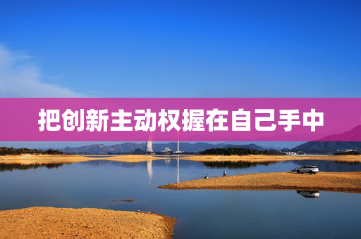 把创新主动权握在自己手中