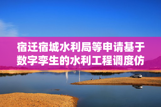 宿迁宿城水利局等申请基于数字孪生的水利工程调度仿真系统专利，对闸门开合后的水流速度进行预测