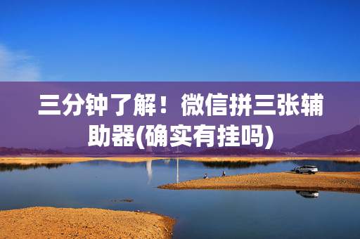 三分钟了解！微信拼三张辅助器(确实有挂吗)