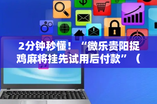 2分钟秒懂！“微乐贵阳捉鸡麻将挂先试用后付款”（详细开挂教程）-哔哩哔哩