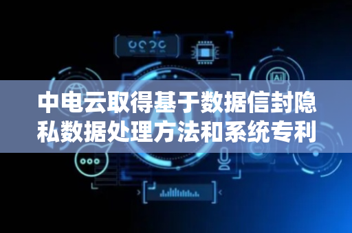 中电云取得基于数据信封隐私数据处理方法和系统专利
