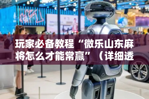 玩家必备教程“微乐山东麻将怎么才能常赢”（详细透视教程）-哔哩哔哩