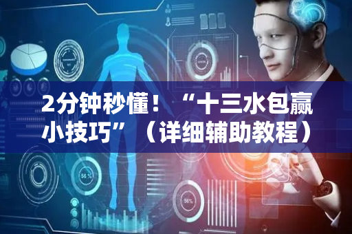 2分钟秒懂！“十三水包赢小技巧”（详细辅助教程）-哔哩哔哩