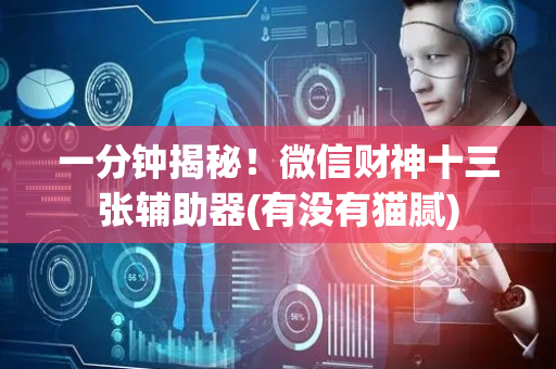 一分钟揭秘！微信财神十三张辅助器(有没有猫腻)