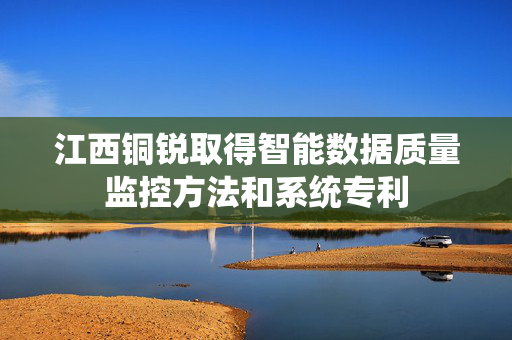 江西铜锐取得智能数据质量监控方法和系统专利
