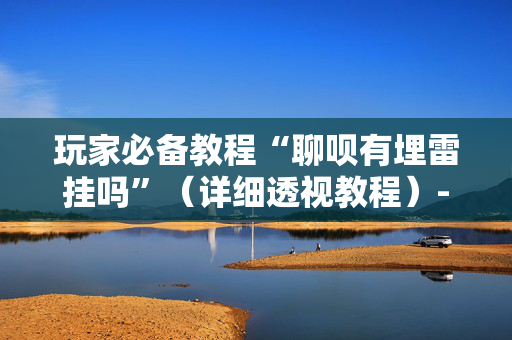 玩家必备教程“聊呗有埋雷挂吗”（详细透视教程）-哔哩哔哩