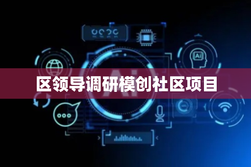 区领导调研模创社区项目