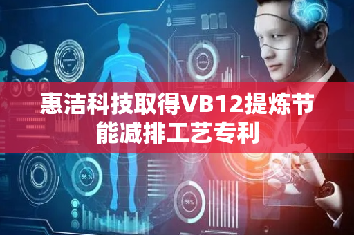 惠洁科技取得VB12提炼节能减排工艺专利