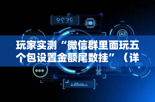 玩家实测“微信群里面玩五个包设置金额尾数挂”（详细透视教程）-哔哩哔哩