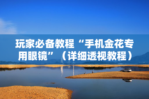 玩家必备教程“手机金花专用眼镜”（详细透视教程）-哔哩哔哩