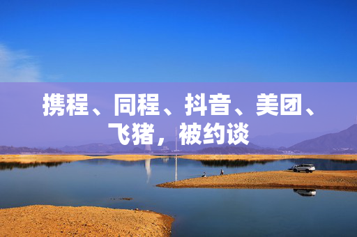 携程、同程、抖音、美团、飞猪，被约谈