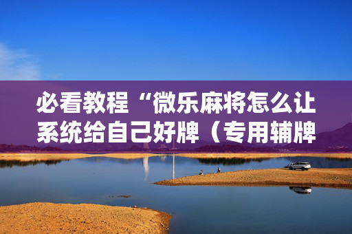 必看教程“微乐麻将怎么让系统给自己好牌（专用辅牌神器免安装）